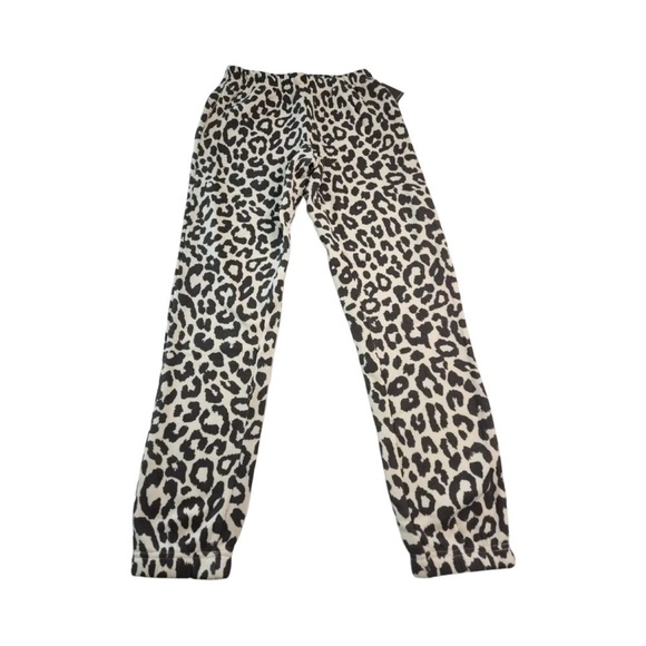 Grayson Threads Beige Leopard Print Joggers Sweatpants NWT Size XS - Picture 2 of 7